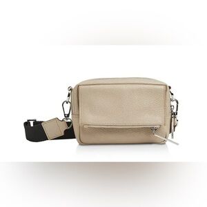 NWT Whistles Bibi Leather Crossbody Taupe bag